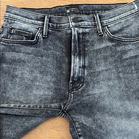 Mother the insider crop step fray jeans - size 31 - Picture 3 of 6
